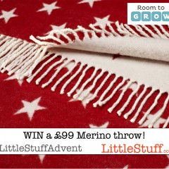 Competition Closing Alert – win a red star throw from Room To Grow