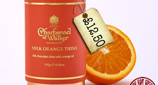 Orange Thins from Charbonnel & Walker