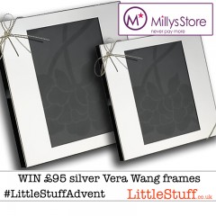 Competition Closing Alert – win two silver Vera Wang photo frames from Millys Store