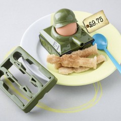 Tank Egg Cup And Toast Cutter – Easter Gift Guide