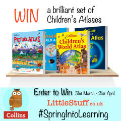 Win a gorgeous set of Children’s Atlases #SpringIntoLearning
