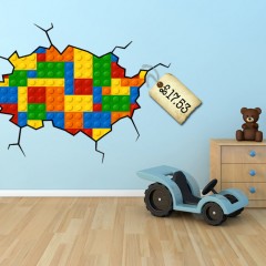 Spotted! LEGO wall sticker decal – LOVE it!