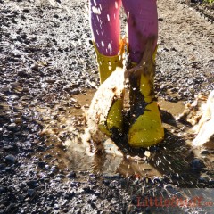 New Yellow Handle-It Wellies from Crocs