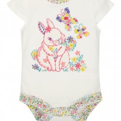 Newborn Bunny Bodysuit & Bunny Bib from Monsoon #EasterGiftGuide