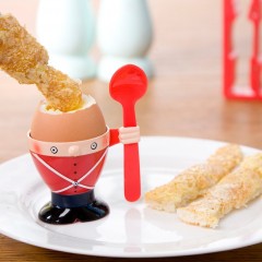 Soldier Egg Cup & Toast Cutter by Getting Personal #EasterGiftGuide