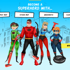 Vileda’s new Superhero campaign – win the whole team!