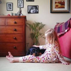 Okay, I confess. I love brown furniture.