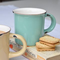 Spotted! GORGEOUS Enamel Mugs REDUCED to £2!