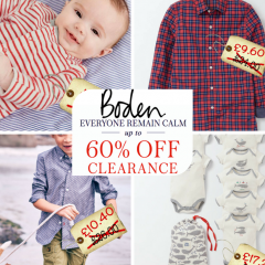 *SALE ALERT* Boden have a sale on. Boys clothes bargains ahoy!