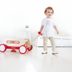 Spotted! Gorgeous Wooden Wonder Wagon Walker from Hape
