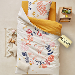 Spotted! Just look at this fabulous ‘Enjoy The Little Things’ Bedding