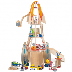Plum Super Space Rocket Wooden Play Set #ChristmasGiftGuide