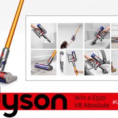 Win the £520 Dyson V8 Absolute cord-free vacuum cleaner | #LittleStuff24