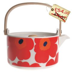 Spotted! Glorious Marimekko Unikko Red Teapot 25% off!