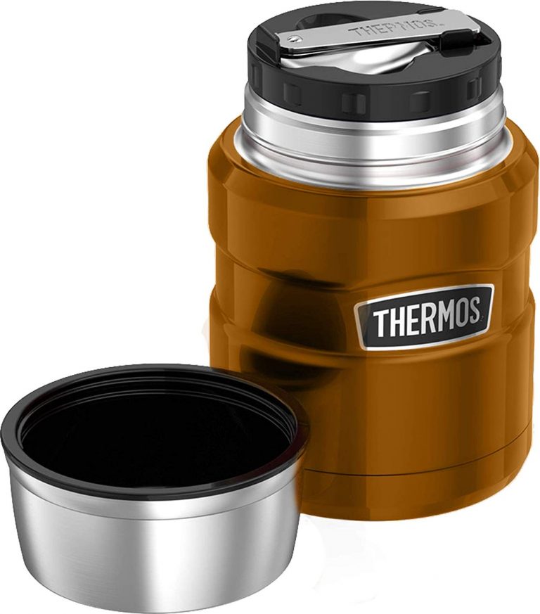 Spotted Copper Thermos Food Flask LittleStuff