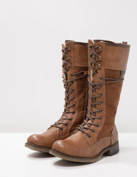 brown leather winter boots for teenagers