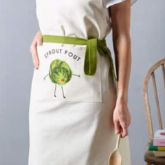 Sprout Pout Apron | Pre-Christmas Shopping