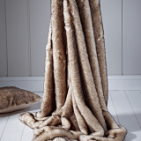 Supersoft Faux Fur Throw, silver rabbit | Pre-Christmas Shopping