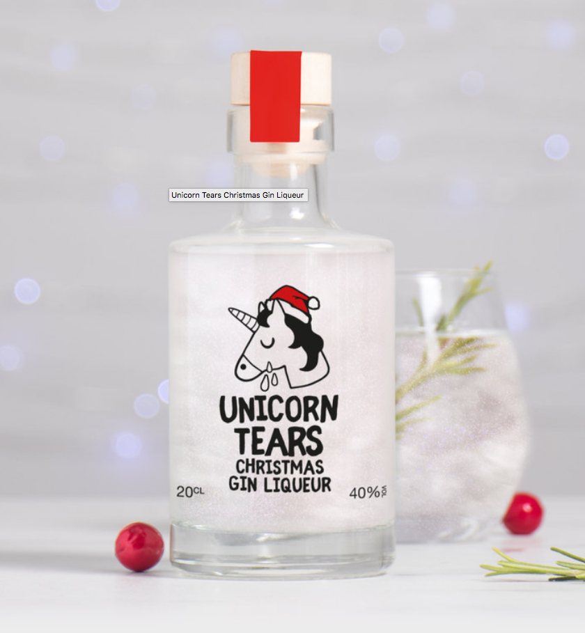 Unicorn Tears Christmas Gin Liqueur | #ChristmasGiftGuide