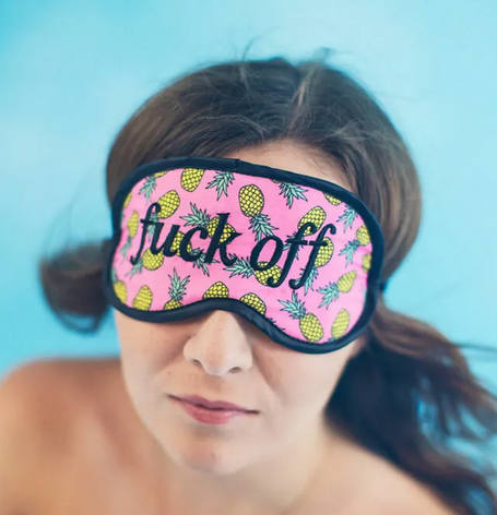 The F*ck Off Pineapple Eye Mask