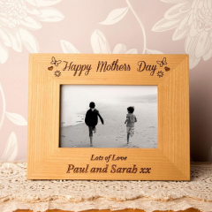 Personalised Mothers Day Oak Frame #MothersDay