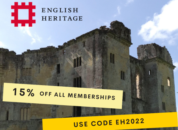 English Heritage discount code 2022 – save a massive 15%!
