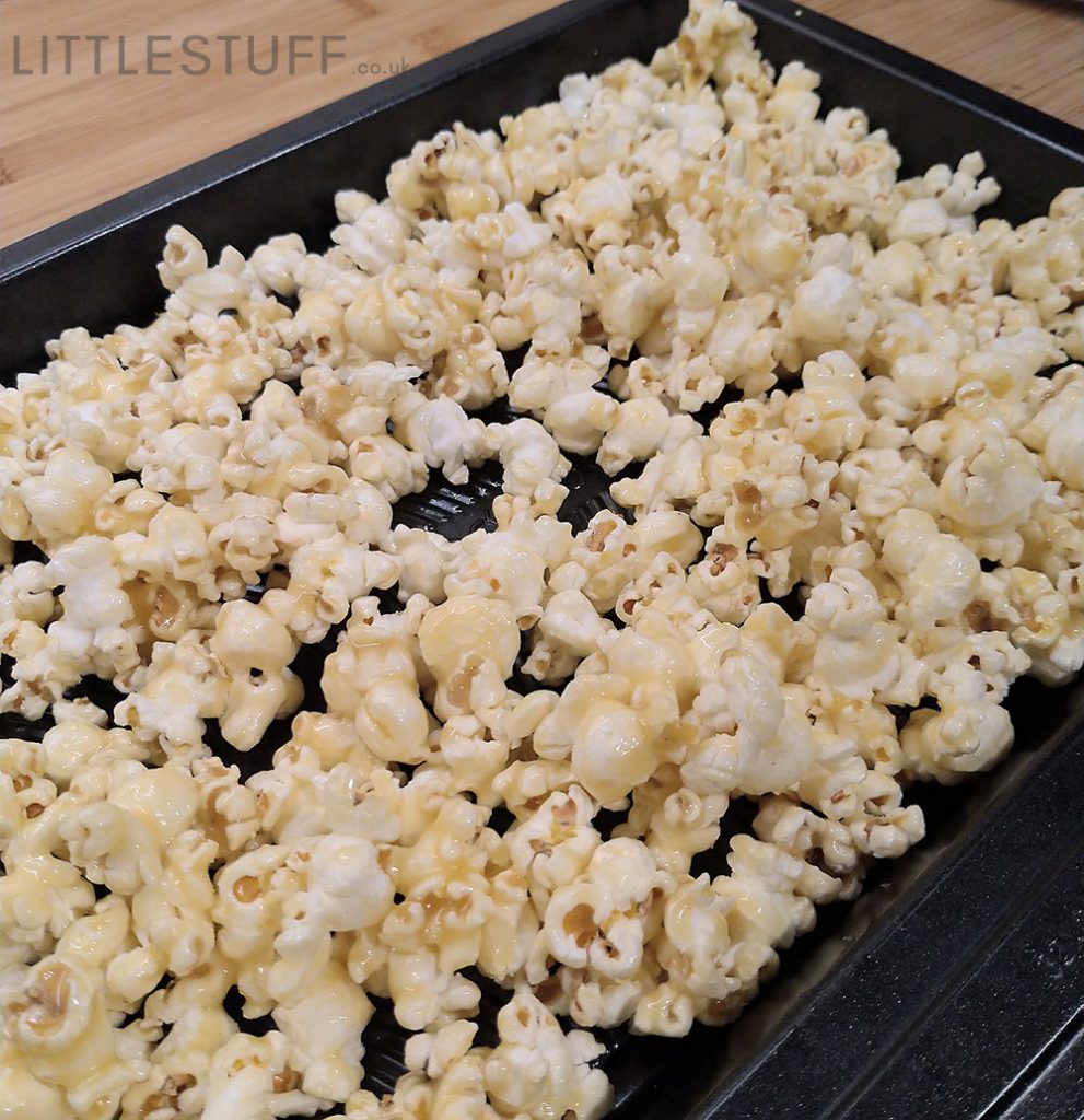 unbaked glazed  popcorn