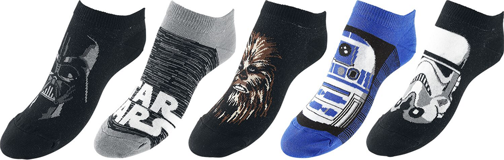 Top Gifts for Star Wars fans - character socks