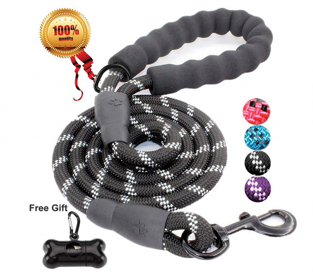 Strong Dog Lead with Comfortable Padded Handle - Top Pet Gifts