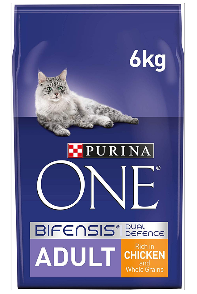 Purina ONE Adult Cat Food Chicken & Wholegrains, 6kg