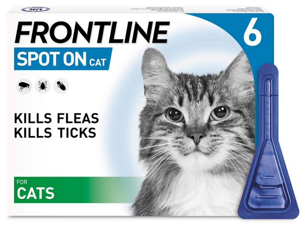 FRONTLINE Spot On Flea & Tick Treatment for Cats 6 Pipettes - Amazon Top Pet Buys  