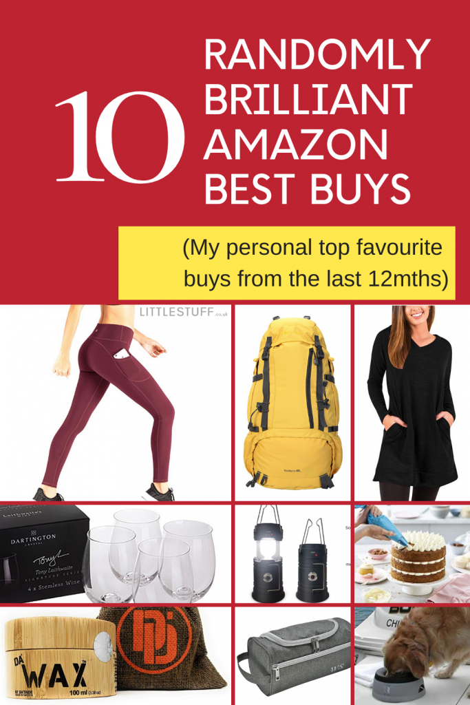 We all like a personal recommendation. A real person we know and trust who'll say 'yep - this one's a good'un'. So here's my personal top best buys from Amazon over last 12mths - a bunch of (totally very random) stuff which I can definitely say, hand on heart, from personal experience 'YES! this is properly ACE!"