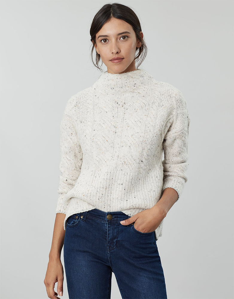 Joyce Cable Knit Jumper - Don't forget we've a code for an extra 20% off clearance items at Joules