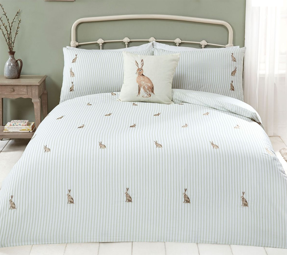 Harper Hare Embroidered Duvet Cover