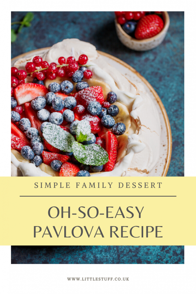 Easy Pavlova Recipe step by step instructions