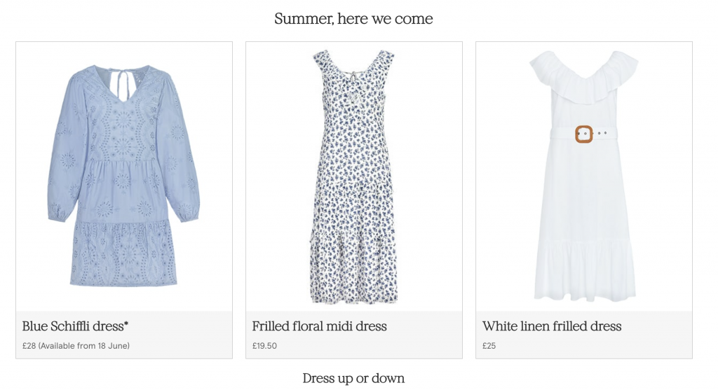 tesco summer dresses