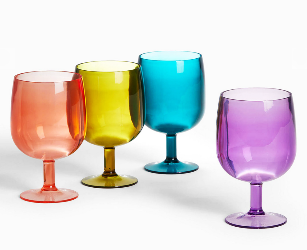 gorgeous picnicware  stackable wine cups