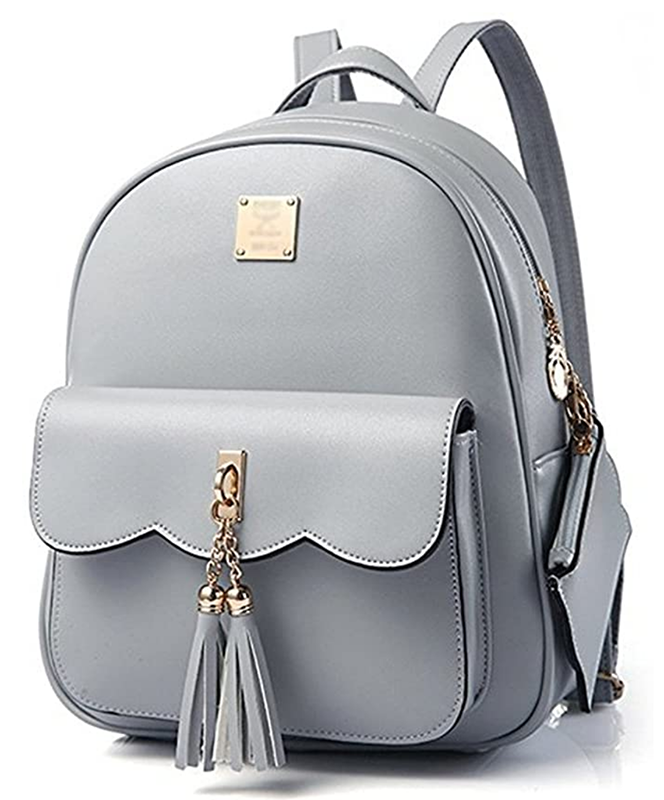 DWE PU Leather Women Backpack