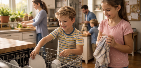 Small Ways to Help Children Develop Responsibility Through Everyday Family Tasks